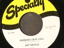 ART NEVILLE: arabian love call / what's going on SPECIALTY 7
