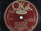Jazz 78 LOUIS ARMSTRONG That Rhythm Man OKEH 41281 E- HEAR 626