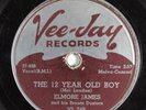 Blues 78 ELMORE JAMES The 12 Year Old Boy VEE-JAY VJ-249 HEAR 807