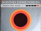 SOUND DIMENSION - JAMAICA SOUL SHAKE VOL 1 - 2 LP'S (EX)