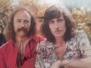 SIGNED DAVID CROSBY/GRAHAM NASH ALBUM (WIND ON THE WATER, 1975)