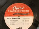 RARE 16” TRANSCRIPTION RECORD   Skitch Henderson