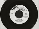 FRANKIE AND JOHNNY - I'LL HOLD YOU - HICKORY RECORDS - DEMO
