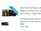 Westside Gunn - And Then You Pray For Me Vinyl - 180g black CONFIRMED pre-sale