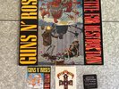 Guns n Roses Appetite For Destruction 1987 Vinyl LP Robert Williams w/ Stickers
