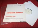 Herbert Eimert  ELEKTRONISCHE MUSIK  Wergo WER 60006 Germany sehr gut