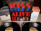 KISS Alive II 2LP 1977 1st Ed W/Inners Casablanca NBLP-7076-2 Gatefold VG/VG