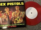 Sex Pistols I Swear I Stayed For the Encore 30 in Red Vinyl 7 inch Record LTD 30