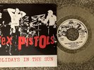 Sex Pistols - Holidays in the Sun 7 inch Vinyl Record Italian Press Clear