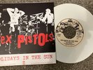 Sex Pistols - Holidays in the Sun 7 inch Vinyl Record Italian Press White