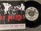 Sex Pistols - Holidays in the Sun 7 inch Vinyl Record Italian reissue Black