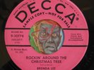 HEAR Brenda Lee 45 Rockin Around The Christmas Tree DECCA rockabilly promo EX