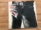 The Rolling Stones Sticky Fingers UK Vinyl LP Small Half Round Zip COC 59100 VG