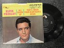Elvis Presley GSS 447-0618 single All Shook Up /That's When.. Very Rare