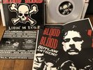 Blood For Blood Livin In Exile 10” CLEAR /230 POSTER Bruisers Nyhc Merauder Oi