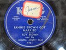 78 RPM Fannie Brown Got Married Queen of Diamonds Roy Brown King 4761
