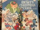 Walt Disney Presents Mickey’s Christmas Carol Lp Sealed New Disneyland Records