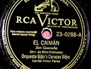 Orquesta Billo's Caracas Boys El Caiman 78 PLAY GRADED Fully Tested