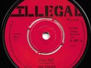 The Police Fall Out 1st pressing with push-out center 7 inch single mint rare
