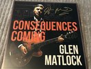 Glen Matlock (Sex Pistols)Consequences Coming Signed Coloured Vinyl lp
