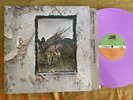 Led Zeppelin IV 1978 Lilac Purple  UK Vinyl LP