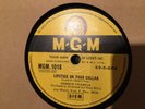 78 rpm - CONNIE FRANCIS - Lipstick On Your Collar /Frankie - M-G-M 1959 UK E++/E