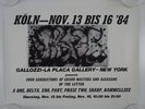 RAMMELLZEE art exhibition poster 13-16 November 1984 Köln, Germany GRAFFITI Ero