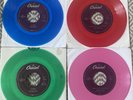THE BEATLES  USA   JUKEBOX ONLY 45 CAPITOL   VINYL Pink Blue Green And Red