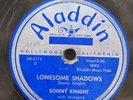 78 RPM Lonesome Shadows But Officer Sonny Knight Aladdin Records 3195
