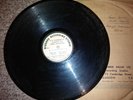 Bessie Spence, Adagio Espressivo Bach 1930's 78rpm Acetate on aluminium