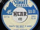 Lofi AL Rockabilly Piano Rocker 45 MARTY WHIDDON Thats The Way It SUMMIT obscure