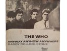 THE WHO, ANYWAY ANYHOW ANYWHERE, RELEASED GERMANY 1965, BRUNSWICK 12296