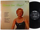 Bonnie Lou - Bonnie Lou Sings  LP - King 2-in No Crown DG