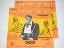 LXT 2928/29 Mascagni Cavalleria Rusticana Mario Del Monaco O/S 2LP
