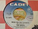 Garage Psych Promo 45 The Shades When You Said Goodbye / Ballot Bachs HEAR