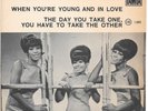 The Marvelettes 45 Pic Sleeve 1967 Young & In Love Brazil Tamla Motown Rare