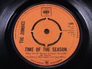 ZOMBIES   Time Of The Season    NR MINT   CBS 3360   Mod Soulful Psych Dancer /