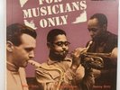 DIZZY GILLESPIE / STAN GETZ / SONNY STITT : FOR MUSICIANS ONLY LP Verve Mono EX