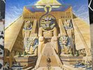 IRON MAIDEN - Powerslave Vinyl LP -Original 1984 Release, Textured Cover, Inner