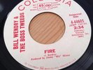 BILL WENDRY & THE BOSS TWEEDS[FIRE]WL PROMO PSYCH FUZZ COLUMBIA 45 Jimi Hendrix