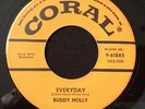 BUDDY HOLLY PEGGY SUE /EVERYDAY NR MINT 1ST PRESS 45RPM 1957