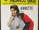 Annette Funicello & The Beach Boys The Monkeys Uncle 45 & Pic Sleeve Clean VG++