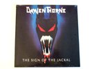 DAMIEN THORNE THE SIGN OF THE JACKAL LP RARE ORIGINAL 1986 VINYL