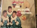 Season's Greetings from The McGuire Sisters/CORAL REC VG+/VG+ Org Inner Sleeve