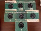 The Beatles, Collection Of Seven Parlophone 1960’s Singles Records, 45 RPM.