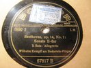 1940 WILHELM KEMPFF PIANO Beethoven Sonata No 9 E Major Op 14 No 1 POLYDOR 67817