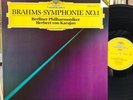 BRAHMS Symphony No. 1 HERBERT VON KARAJAN BPO 1987 ED1 DG Digital 423 141 NM