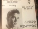 LARRY MEADOWS Couldn't That Just Tear PICTURE SLEEVE(no 45) Popcorn Teener 1963*