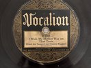 Prewar Gospel Blues 78 Blind Joe Taggart - I'll Be Satisfied VOCALION 1063