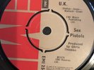 Sex Pistols - Anarchy in the UK -  Chris Thomas Miscredit - Black Sleeve - Rare